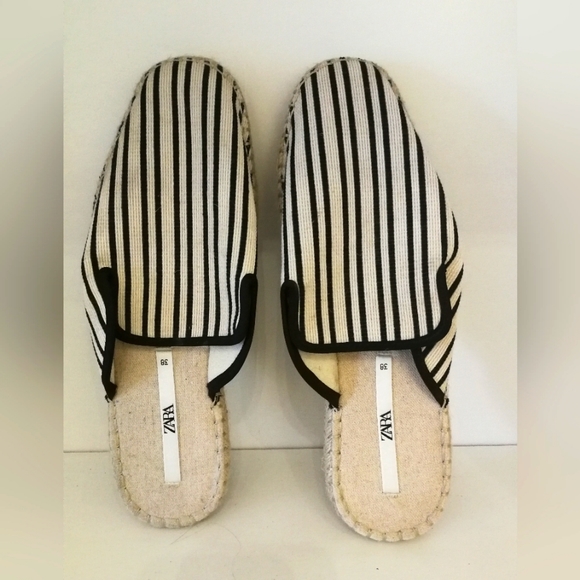 Zara Shoes - New Zara espadrilles flat sandals , size 38
